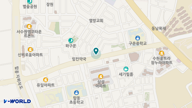 수원 우리다 재가복지센터 위치 지도