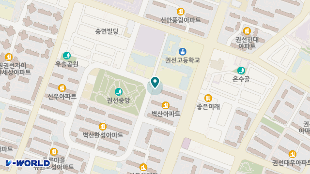 수원 한결재가복지센터 위치 지도