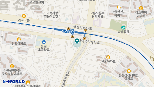 만수무강 재가복지센터 위치 지도