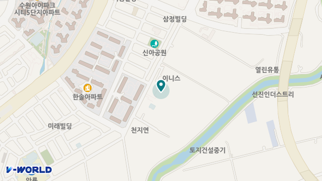 홍재노인복지센터 위치 지도