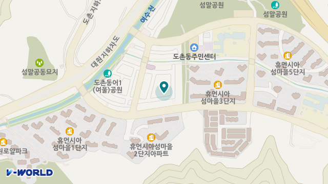 성남서로사랑노인복지센터 위치 지도