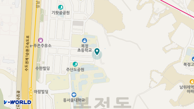 수정노인주간보호센터 위치 지도