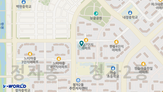 한솔주간보호센터 위치 지도