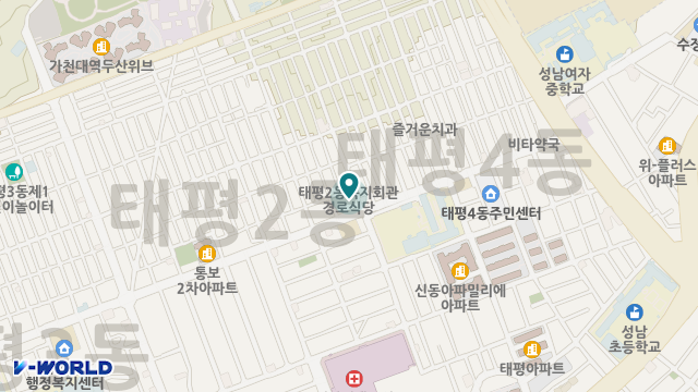 태평2동 재가복지센터 위치 지도