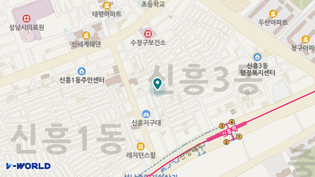 (A)비지팅엔젤스 성남수정방문요양지점 위치 지도
