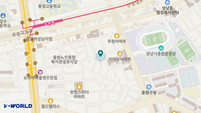 (주)실버스쿨 위치 지도
