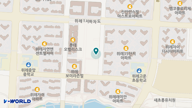위례노인재가복지센터 위치 지도