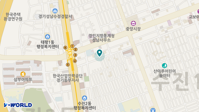샘터재가방문요양센터 위치 지도