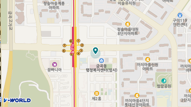 바른재가노인복지센터 위치 지도