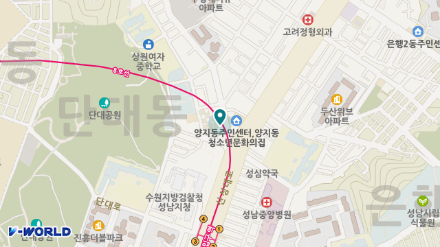 성남드림재가센터 위치 지도