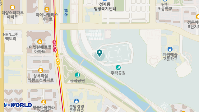분당노인주간보호센터 위치 지도