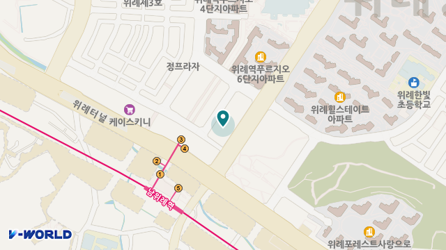 남위례 재가복지센터 위치 지도