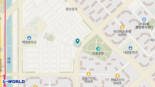 분당누리주간보호센터 위치 지도
