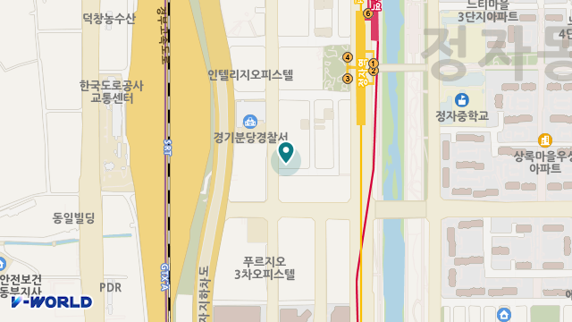 분당 마르페주야간보호센터 위치 지도