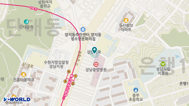 (A)비지팅엔젤스 성남중원방문요양지점 위치 지도