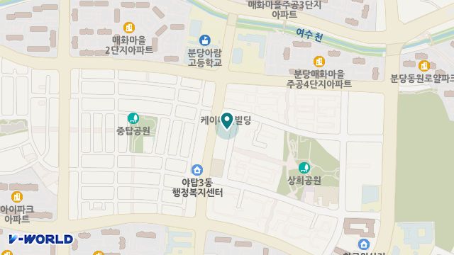 공경노인주야간보호센터 야탑점 위치 지도