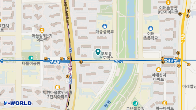 (주)대교 뉴이프 데이케어센터 분당2호센터 위치 지도
