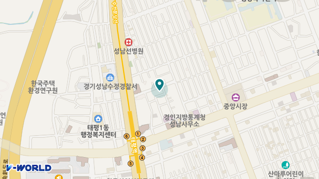 (A)비지팅엔젤스 성남태평방문요양지점 위치 지도