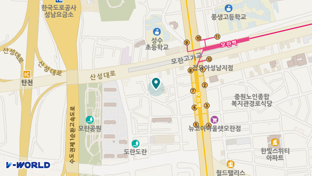 온정재가복지센터 위치 지도