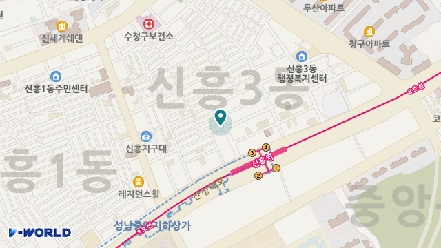 이음재가복지센터 위치 지도