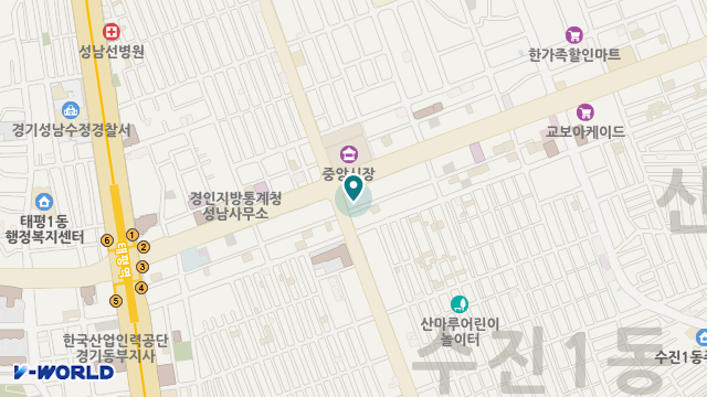 블레스재가복지센터 위치 지도