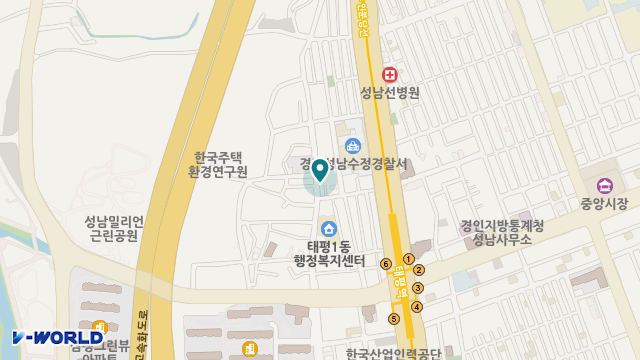 단비재가복지센터 위치 지도