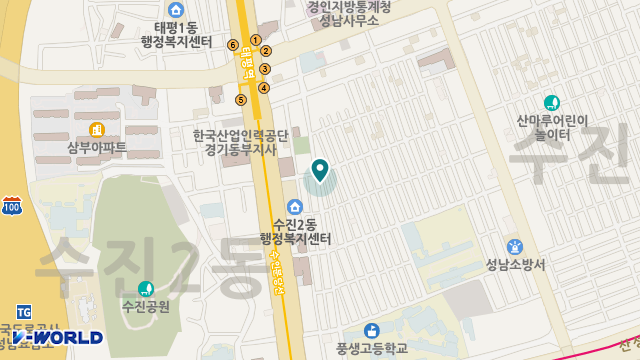 라온방문요양센터 위치 지도