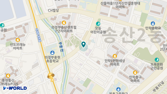 가가호호데이케어센터 의정부점 위치 지도