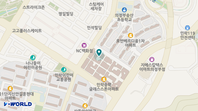 가은의정부방문요양센터 위치 지도