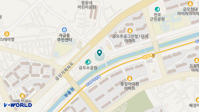 마음의숲주간보호센터 금오점 위치 지도