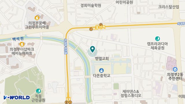 둥지방문요양센터 위치 지도
