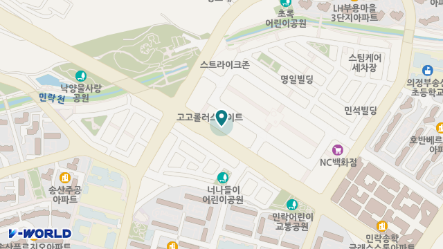 그린데이케어센터 위치 지도