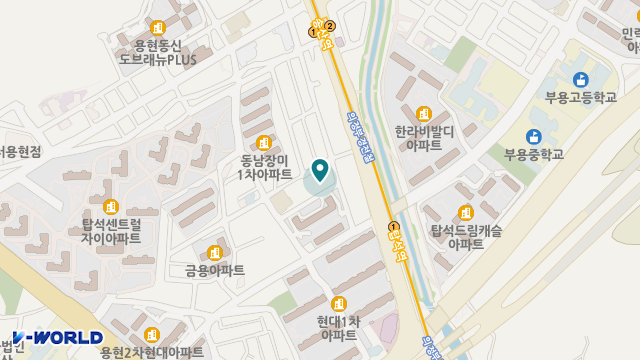 효심종합복지센터 위치 지도
