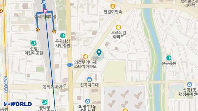 우리사랑재가복지센터 위치 지도