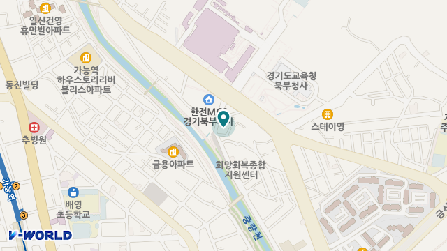 평화노인종합복지 위치 지도