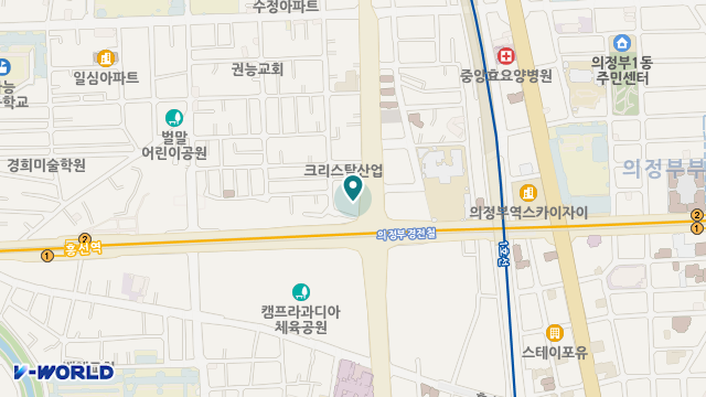 의정부가온주간보호센터 위치 지도