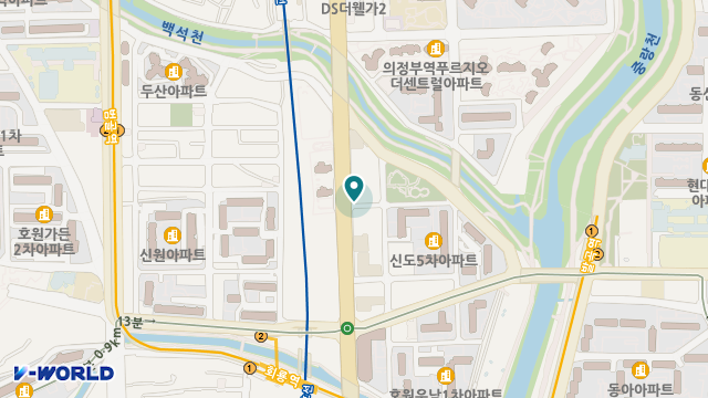 푸른누리노인복지센터 위치 지도
