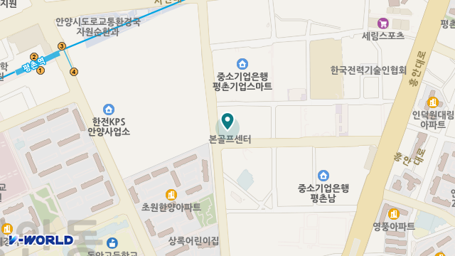 꿈에그린주야간보호센터 위치 지도