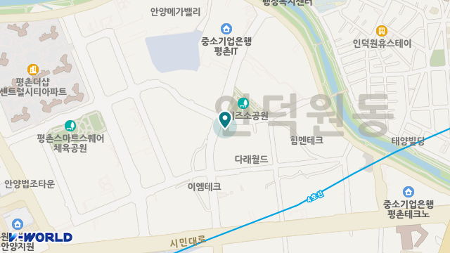 평화노인주야간보호센터 위치 지도