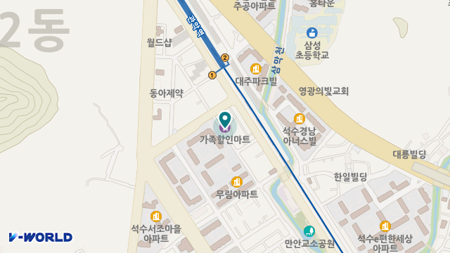 행복재가복지센터 위치 지도