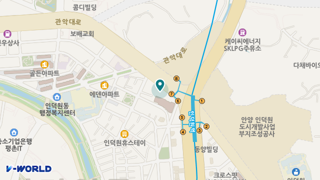 우리들주간보호 동안센터(주) 위치 지도