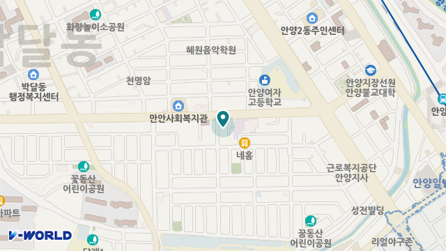안양방문요양센터 위치 지도