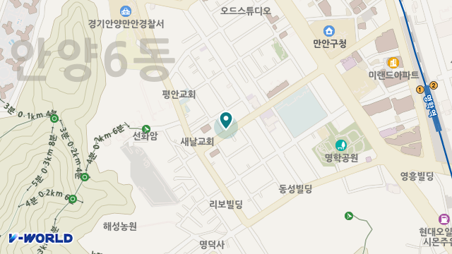 건강재가복지센터 위치 지도