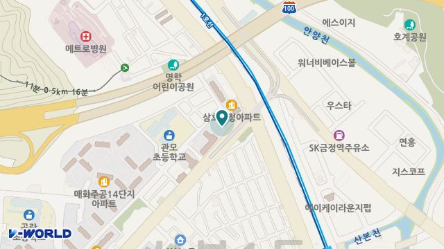 노인건강재가복지센터 위치 지도