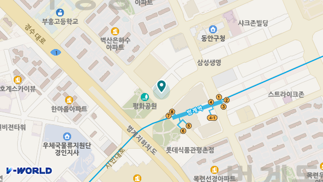 다솜실버케어센터 위치 지도