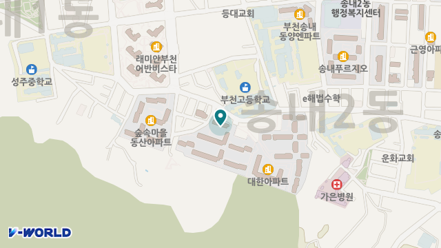 송내노인주간보호센터 위치 지도