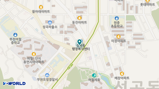 오정주간보호센터 위치 지도