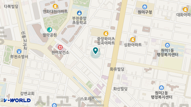 한마음복지센터 위치 지도