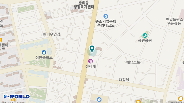 한우리주야간보호센터 위치 지도