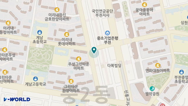 버들사랑터주야간보호센터 위치 지도